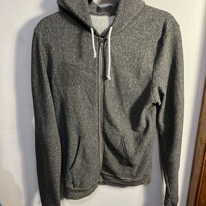 Grey American Apparel Zipup